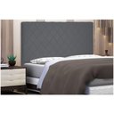 Ver imagem 4 de Cabeceira Dubai para Cama Box Casal 140cm Suede Cinza - D’Rossi