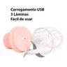 Mini Moedor Elétrico Alho Cebola sem Fio Xdx Mini Processador de Alimentos 250ml Rosa 110v/220v - 2