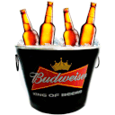 Ver imagem 1 de Balde de Cerveja Budweiser Preto 7,5l