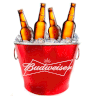 Balde de Cerveja Budweiser Vermelho 7,5l - 1