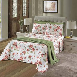 Kit Colcha Casal Vilma - Dohler Estampado - 3 Kit Colcha Casal Vilma - Dohler Estampado - 3