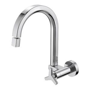 Torneira para cozinha de parede bica alta Docol City 00876606