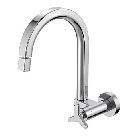 Torneira para cozinha de parede bica alta Docol City 00876606