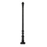 Poste Colonial Jardim N02 Pé Quadrado Ferro Fundido 155cm - 1
