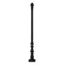 Poste Colonial Jardim N02 Pé Quadrado Ferro Fundido 155cm - 2