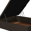 Ver imagem 5 de Base para Cama Box Baú Casal 138x188cm Hit I02 Suede Marrom - Mpozenato