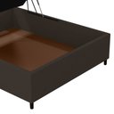Ver imagem 6 de Base para Cama Box Baú Casal 138x188cm Hit I02 Suede Marrom - Mpozenato