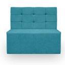 Ver imagem 1 de Canto Alemão Confortável para Apartamento Cozinha e Restaurantes Suede Azul Safira