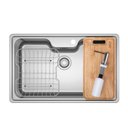 Ver imagem 1 de Cuba Franke de Sobrepor Bell Bcx em Aço Inox 610-81 c/Acessórios 15122