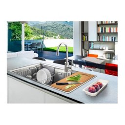 Cuba Em Inox Franke Bell 81x51x20cm Com Acessórios E Válvula 4,5 - 7