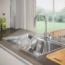 Ver imagem 2 de Cuba Franke de Sobrepor Bell Bcx em Aço Inox 610-81 c/Acessórios 15122