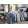 Jogo de Cama King 200 Fios Home Design Jon Azul - 1