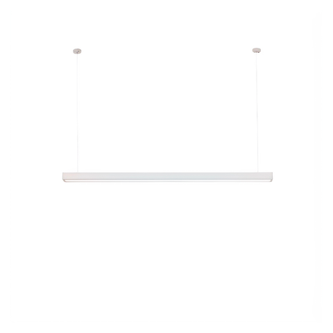 Luminária Led Linear Sobrepor 120cm 3600 Lúmen Branco Quente