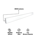 Ver imagem 5 de Luminária Led Linear Sobrepor 120cm 3600 Lúmen Branco Quente