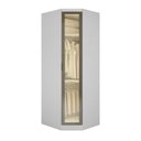 Ver imagem 1 de Guarda Roupa Modulado de Canto Oblíquo Reflecta com LED 100% MDF Cairo