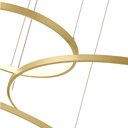 Ver imagem 3 de Lustre Pendente Nordecor Daire 2525 Dourado Led Bivolt