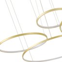 Ver imagem 2 de Lustre Pendente Nordecor Daire 2525 Dourado Led Bivolt