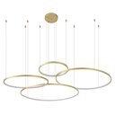 Ver imagem 4 de Lustre Pendente Nordecor Daire 2525 Dourado Led Bivolt