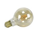 Ver imagem 1 de Lâmpada de Led Filamento Vintage Dimerizável 4W Âmbar G80 - Taschibra - 127V