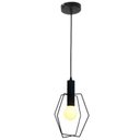 Ver imagem 1 de Lustre Pendente 1 X E-27 Preto Uni608 Taschibra - Comespe