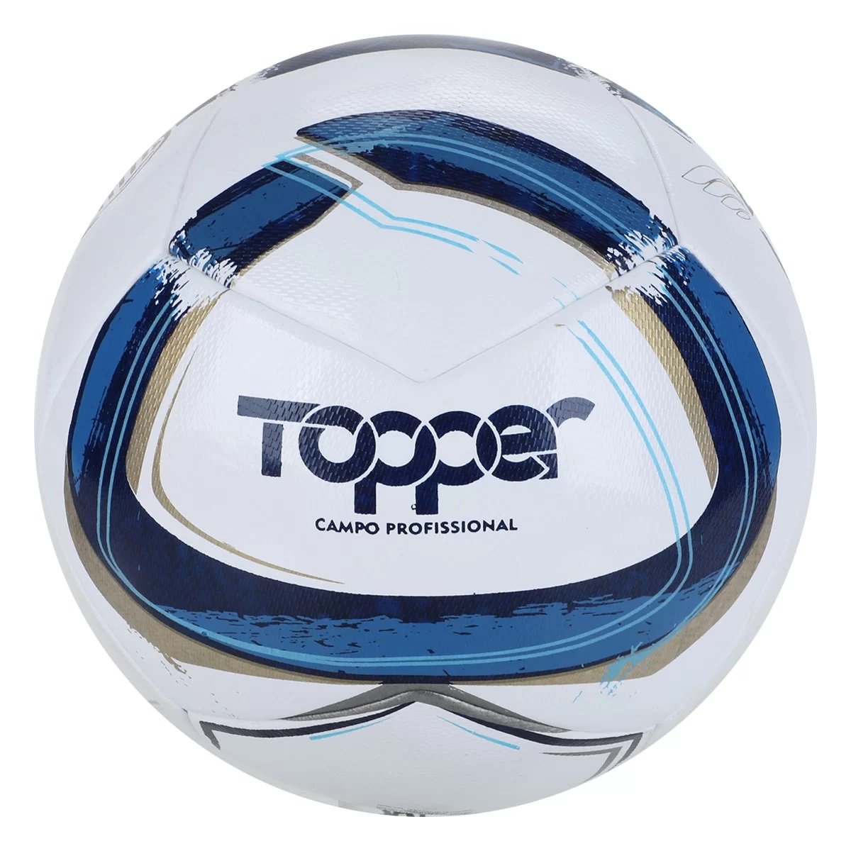 Bola Futebol de Campo Topper Asa Branca Velocity Pro:branco/azul/único - 2