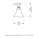 Ver imagem 2 de Acabamento Para Registro Base Deca 11/2" Time Top Plus C31 - Perflex -  11626210