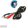 Kit com 5 Cabos P2 para RCA 4 Metros - 1