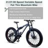 Bicicleta HQYG Suspensão Total Pneu Gordo Aro 24/26 Importada - 4