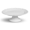 Ver imagem 2 de Prato Para Doces Com Pedestal Passion Porto Brasil Cerâmica Branca 30cm