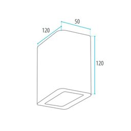 Arandela Avant Elegance IP65 Branca com LED Bivolt - 2
