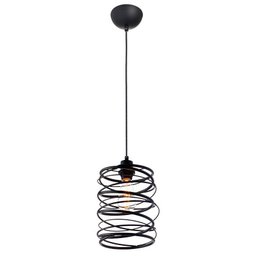 Lustre Pendente Avant Electra Preto Fosco E27 Bivolt - 2