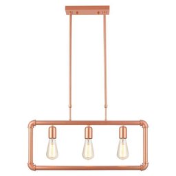 Lustre Pendente Avant Hash 3 Cobre E27 Bivolt - 2