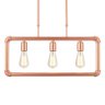 Lustre Pendente Avant Hash 3 Cobre E27 Bivolt - 1