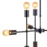 Lustre Pendente Avant Hash 9 Preto Fosco E27 Bivolt - 3