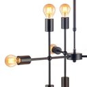 Ver imagem 3 de Lustre Pendente Avant Hash 9 Preto Fosco E27 Bivolt