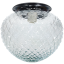 Ver imagem 1 de Plafon Aluminio Preto Coracao Bico de Jaca Medio Transp