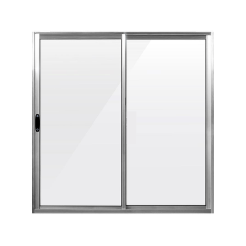 Jlt Vitro 2 Folhas sem Bandeira e sem Grade C/ Vidro Liso Brilhante - Economica - 100x100 (0392)