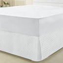Ver imagem 2 de Capa Protetora para Colchão Queen Impermeável Branco com Slip