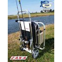 Ver imagem 3 de Carrinho De Pesca Fish Car Alumínio para Pescaria Vara Caixa térmica cadeira - Zaka