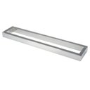Ver imagem 2 de Puxador Inox para Porta Madeira e Vidro Retangular U Barra Chata 60cm H07