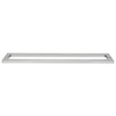 Ver imagem 1 de Puxador inox para porta madeira e vidro retangular barra chata 1,20m H12
