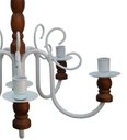 Ver imagem 5 de Pendente Lustre De Madeira E Ferro Rustico para Decoração de Quarto - Branco & Verniz