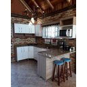 Ver imagem 3 de Pendente Lustre De Madeira E Ferro Rustico para Decoração de Quarto - Branco & Verniz
