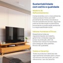 Ver mais imagens de Rack para TV até 72 Polegadas 100% MDF 180cm Pés em Madeira Maciça Yucca CabeCasa MadeiraOriginals