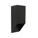 Ver imagem 2 de Arandela Sobrepor Bisel 1 Foco Preto Parede Fachada + Led Mr16 Br. Quente St3256