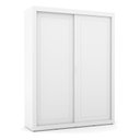 Ver imagem 4 de Berço Americano com Capitonê New Boucle e Guarda Roupa Tutto New 2 Portas Branco Acetinado - Matic