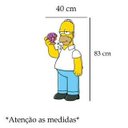 Ver imagem 2 de Adesivo de Geladeira Homer Comendo