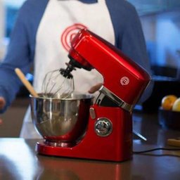 Batedeira Masterchef Vermelha Ba1001v, 8 Velocidades, 5 Acessórios, 4,3 Litros e 700w - 3 Batedeira Masterchef Vermelha Ba1001v, 8 Velocidades, 5 Acessórios, 4,3 Litros e 700w - 3