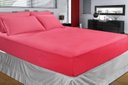 Ver imagem 1 de Jogo de Cama Malha - Queen Size - 3 Peças - 100% Algodão - Cereja - Sbx