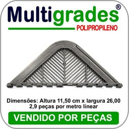 Grade de ventilação Canaletão Maxiplac e Etermax Kit 190 Peça(s) - 2